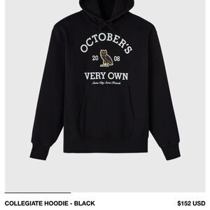 October's Very Own Black Hoodie